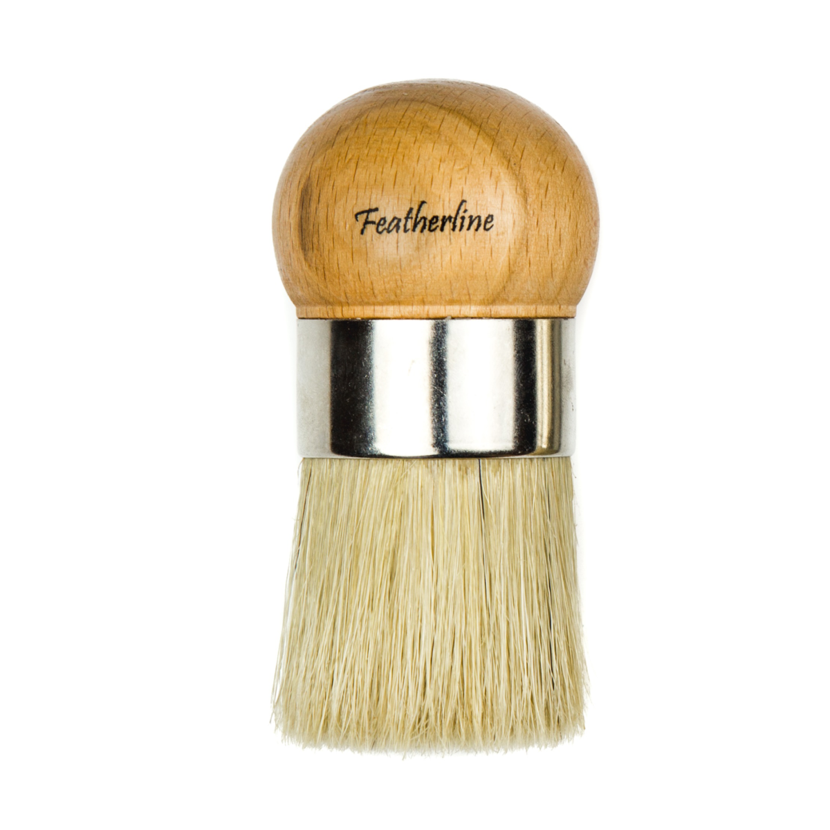 Featherline ball brush for contoured leather and wood surfaces by Skidmore's — applicator tool